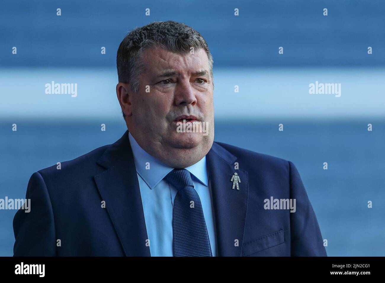 Ron Gourlay CEO of West Bromwich Albion arrives at the game prior to