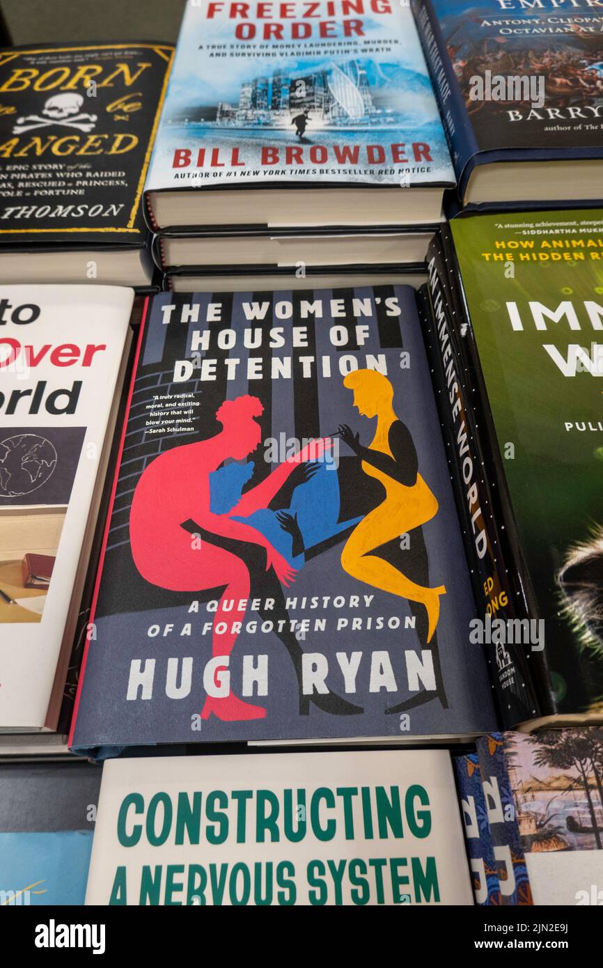 Barnes & Noble Booksellers on Fifth Avenue in New York City has a large selection of books, USA  2022 Stock Photo