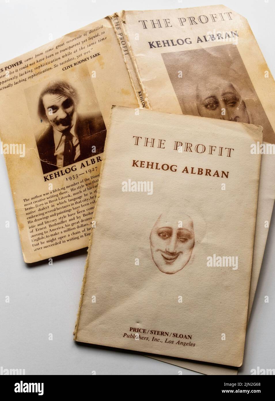 'The Profit' by Kehlog Albran is a parody of 'Prophet' by Kahlil Gibran. Published in 1973, USA Stock Photo