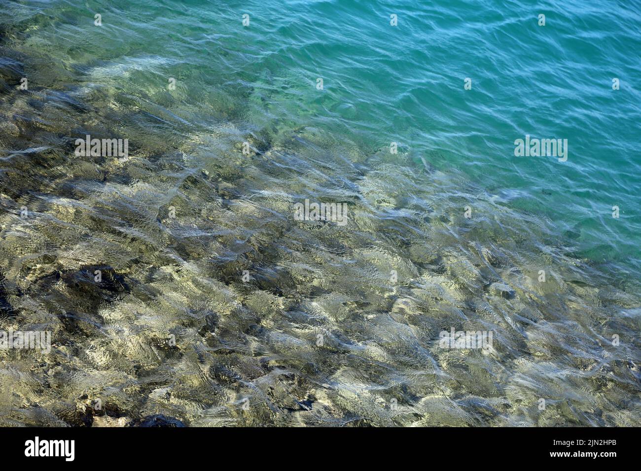 Pacific water as natural background - Hawaii Stock Photo