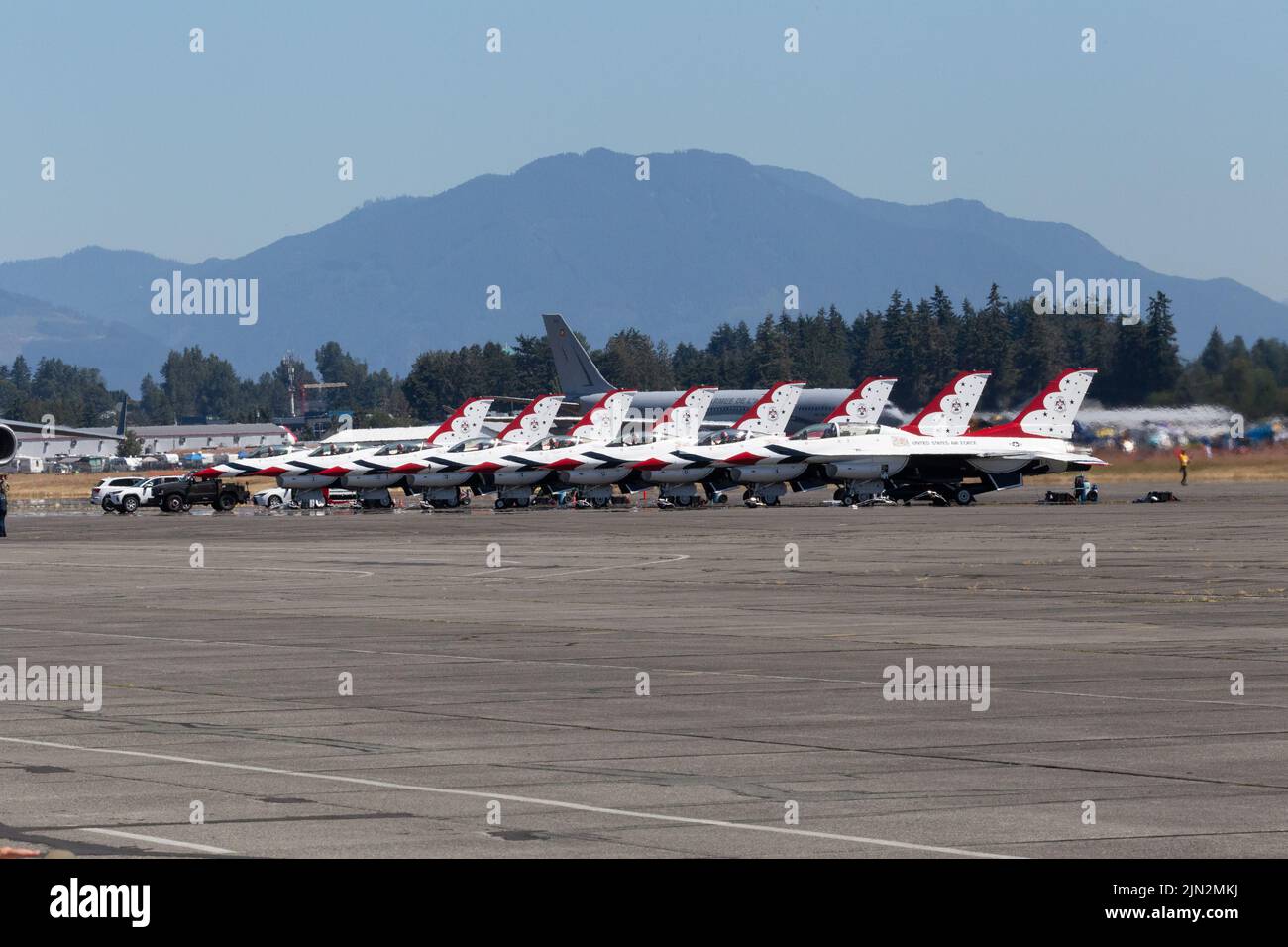 US Airforce Thunderbirds Stock Photo
