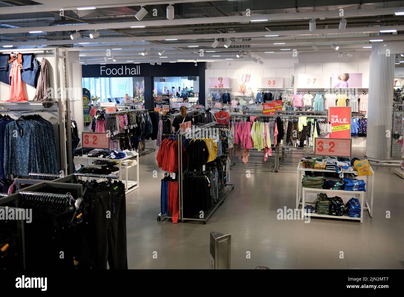 marks and spencer department store,westwood cross shopping centre,east kent,uk august 2022 Stock Photo