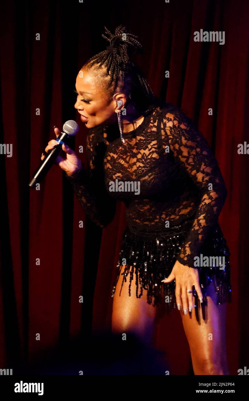 Chante Moore Performs At The City Winery  -PICTURED: Chante Moore -LOCATION: Philadelphia USA -DATE: 7 Aug 2022 -CREDIT: William T Wade Jr/startraksphoto.com Stock Photo