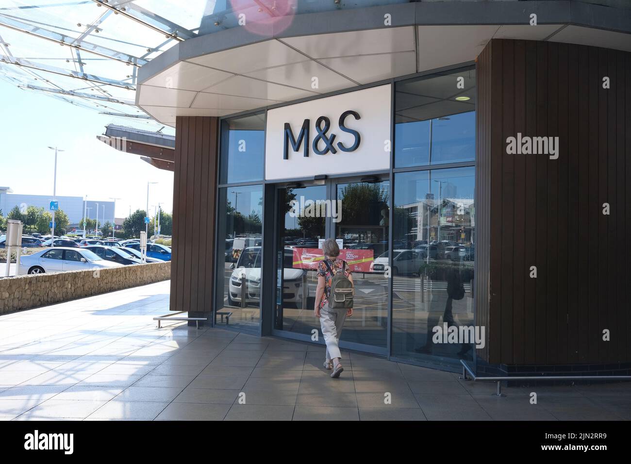 marks and spencer department store,westwood cross shopping centre,east kent,uk august 2022 Stock Photo