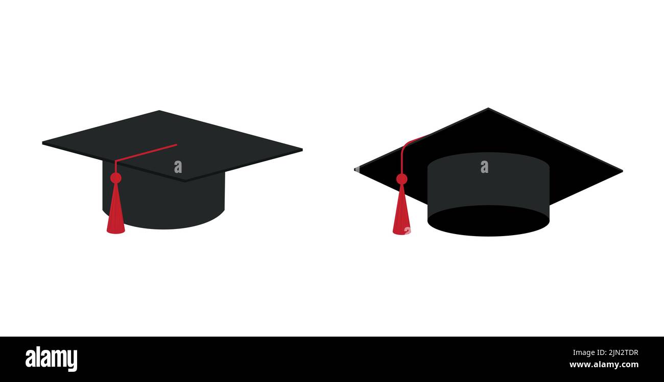 Graduation cap vector isolated on white background. Icon Graduation cap ...