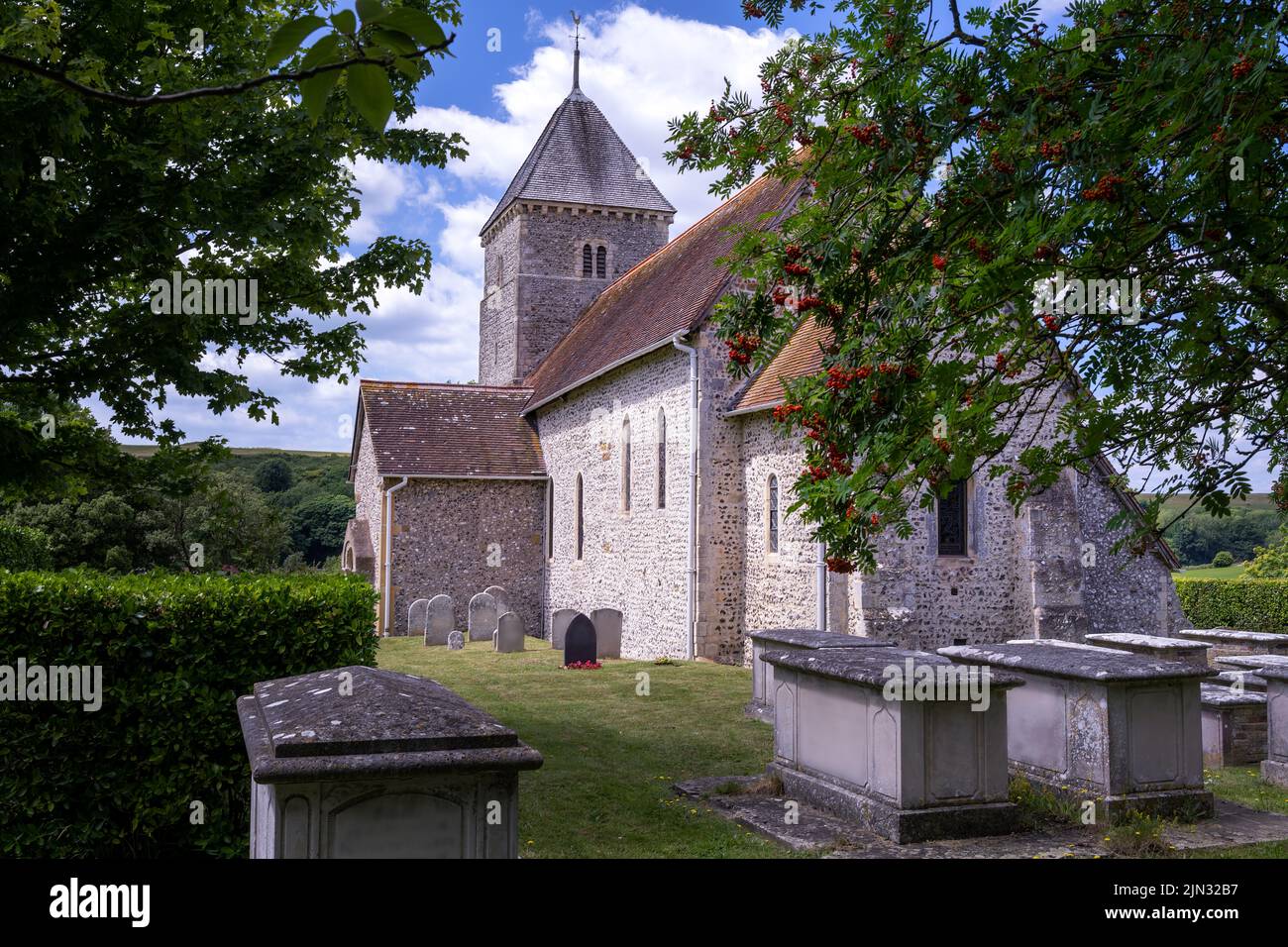 Sussex graveyard headstones gravestones hires stock photography and
