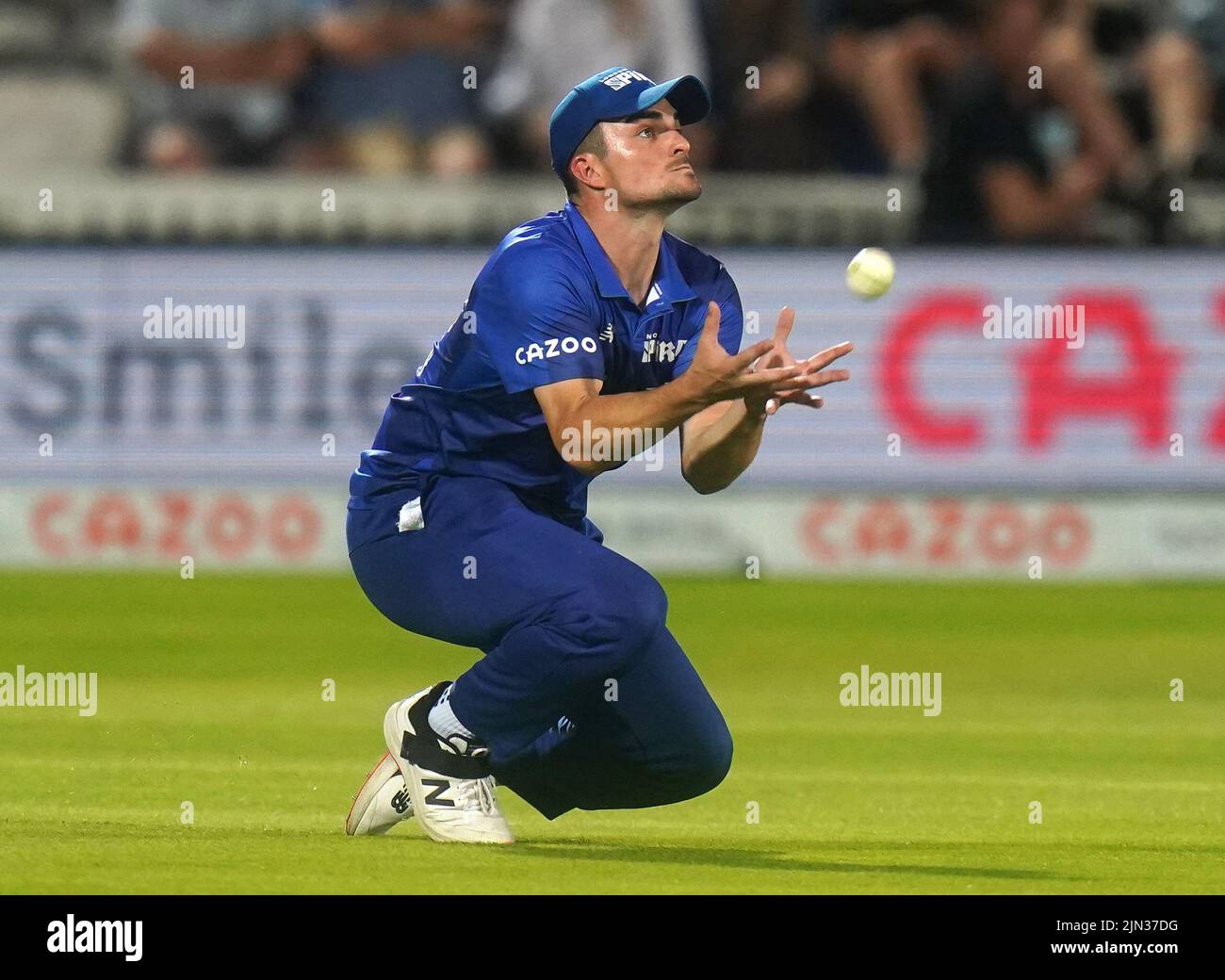London Spirit's Jordan Thompson drops a catch during The Hundred match at Lord's, London. Picture date: Monday August 8, 2022. Stock Photo