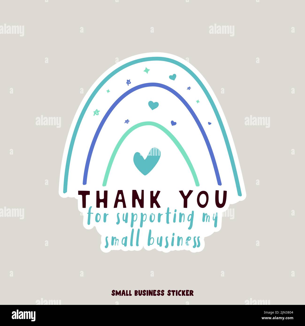 Creative logo for small business owners. thank you for supporting my