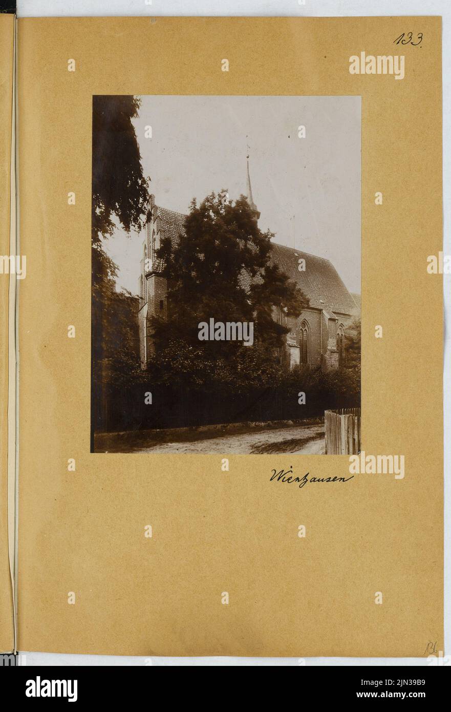 Kloster, Wienhausen View (from sketch and photo album 22 Stock Photo