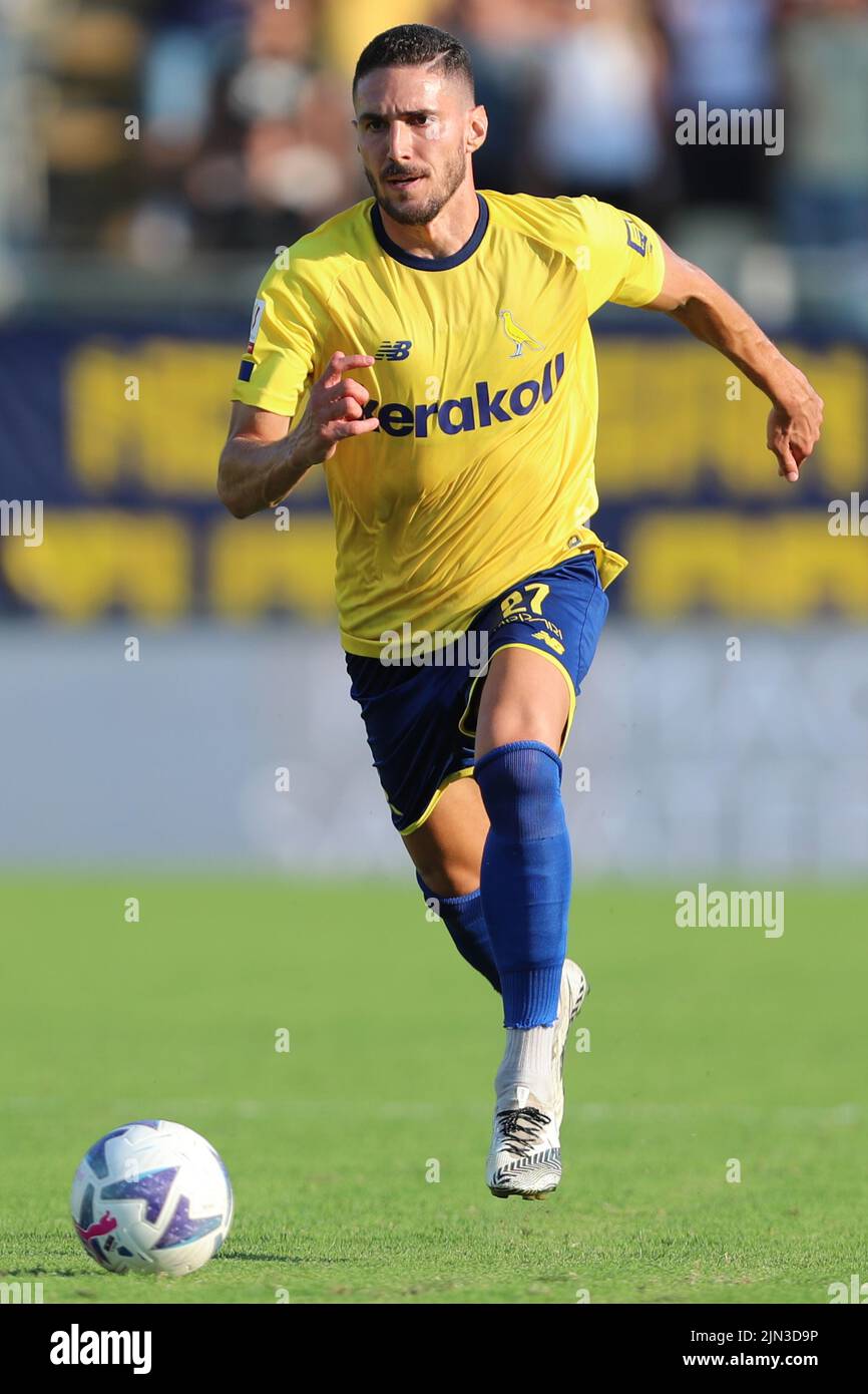 August 8, 2022, Modena, Italy: Modena, Italy, Alberto Braglia stadium,  August 08, 2022, Paulo Azzi (FC MODENA) during Modena FC vs US Sassuolo -  Italian football Coppa Italia match. (Credit Image: ©