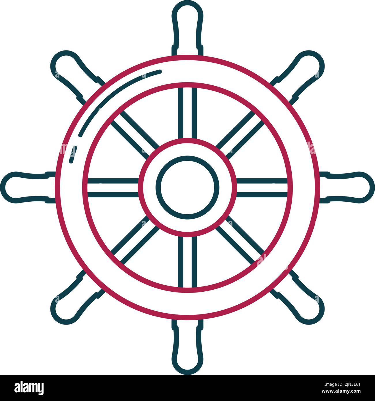 rudder icon design Stock Vector Image & Art - Alamy