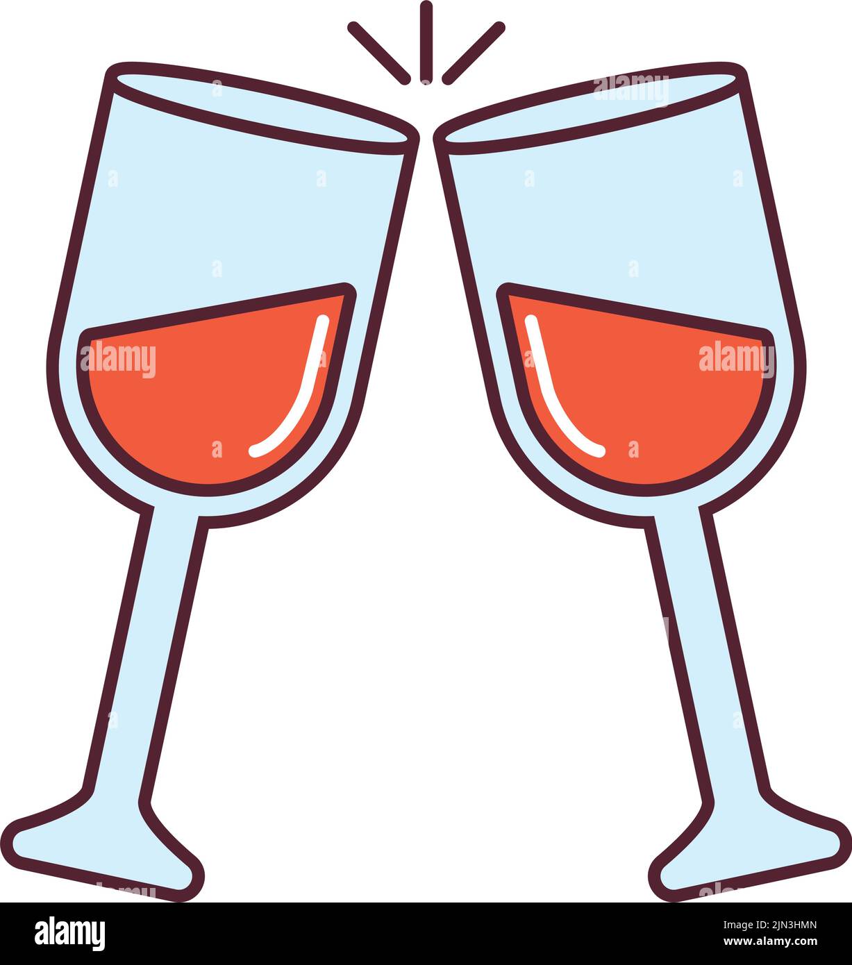 wine glasses design Stock Vector Image & Art Alamy