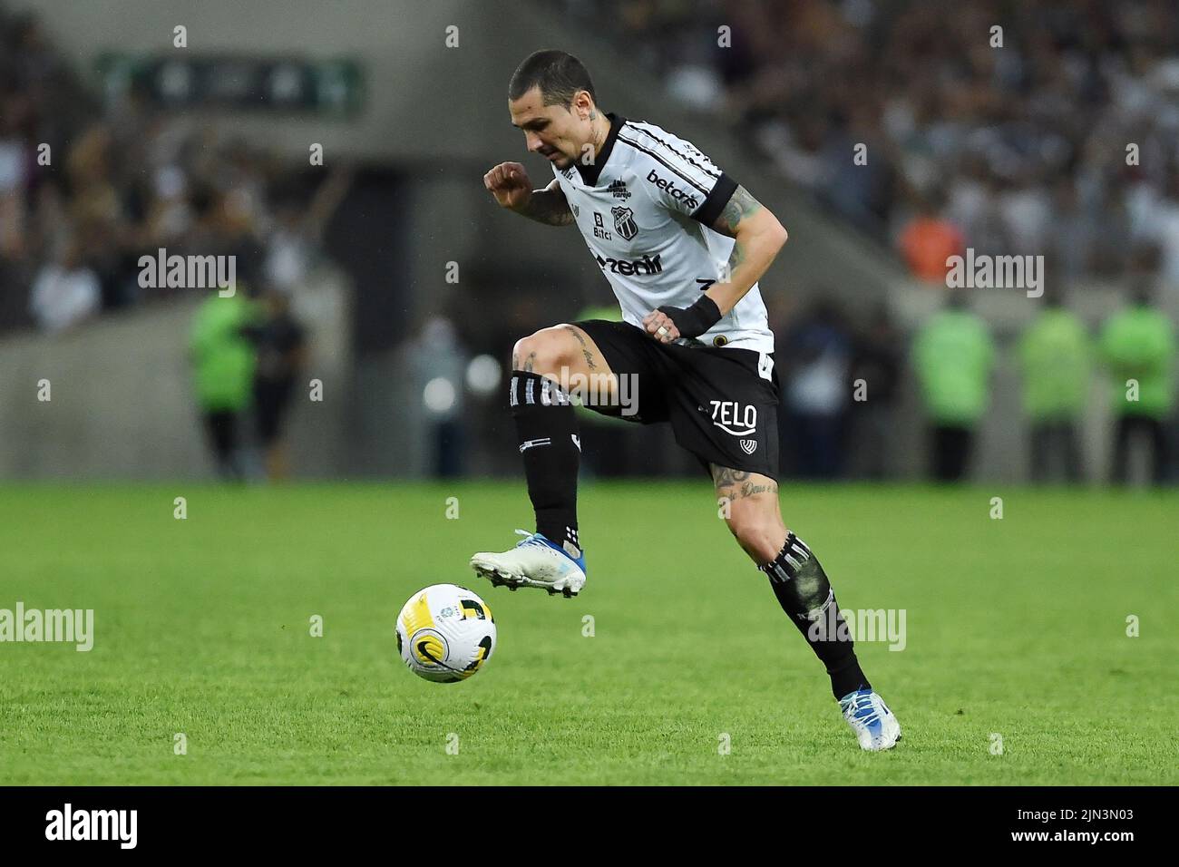 Rio de Janeiro, Brazil,July 9, 2022. Football player Vina of the ceará team, during the fluminense vs. Ceará game for the Brazilian Championship at ma Stock Photo