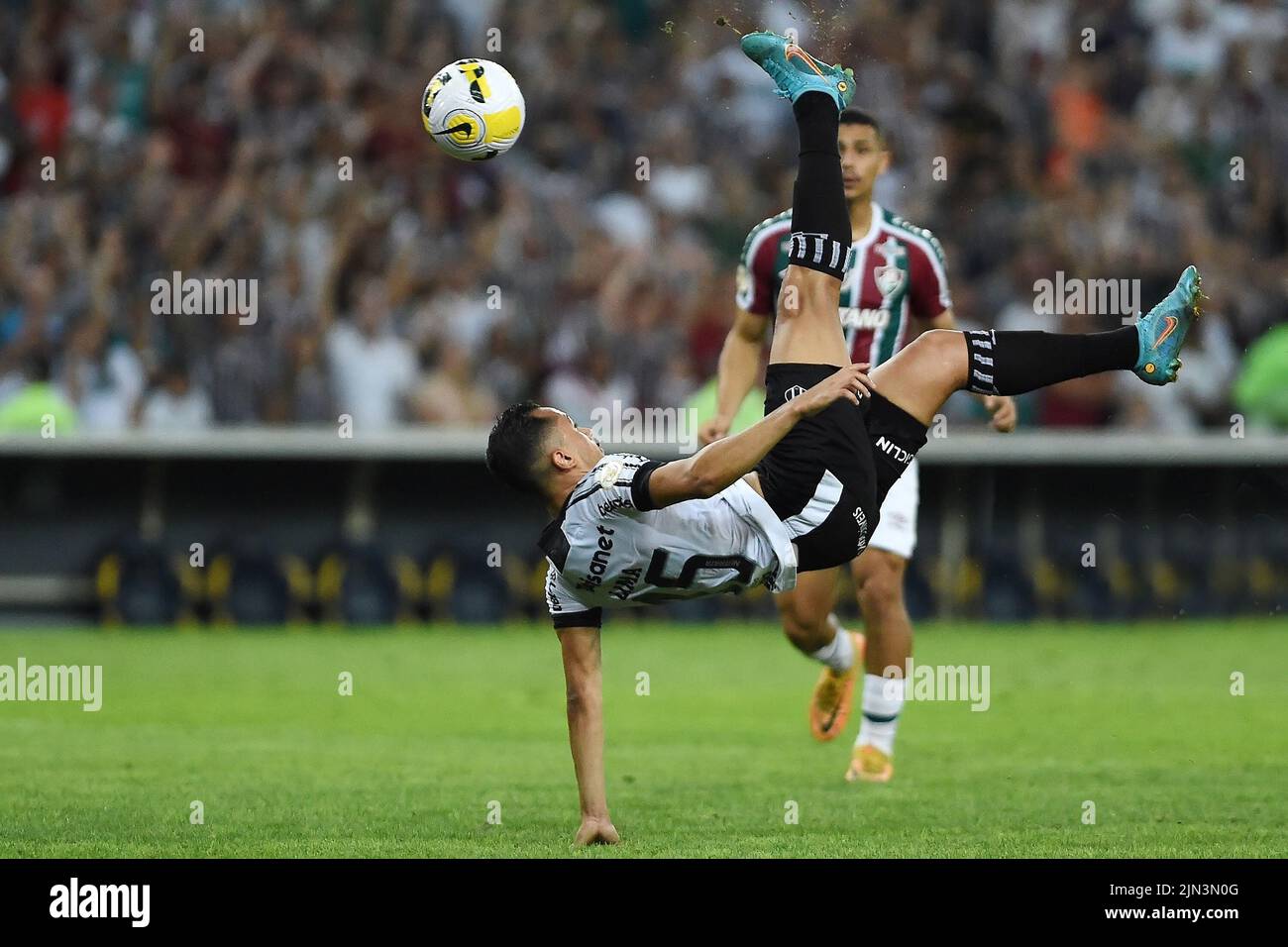 Rio de Janeiro, Brazil,July 9, 2022. Football player Lima of the team of Ceará, during the game Fluminense x Ceará for the Brazilian Championship in t Stock Photo