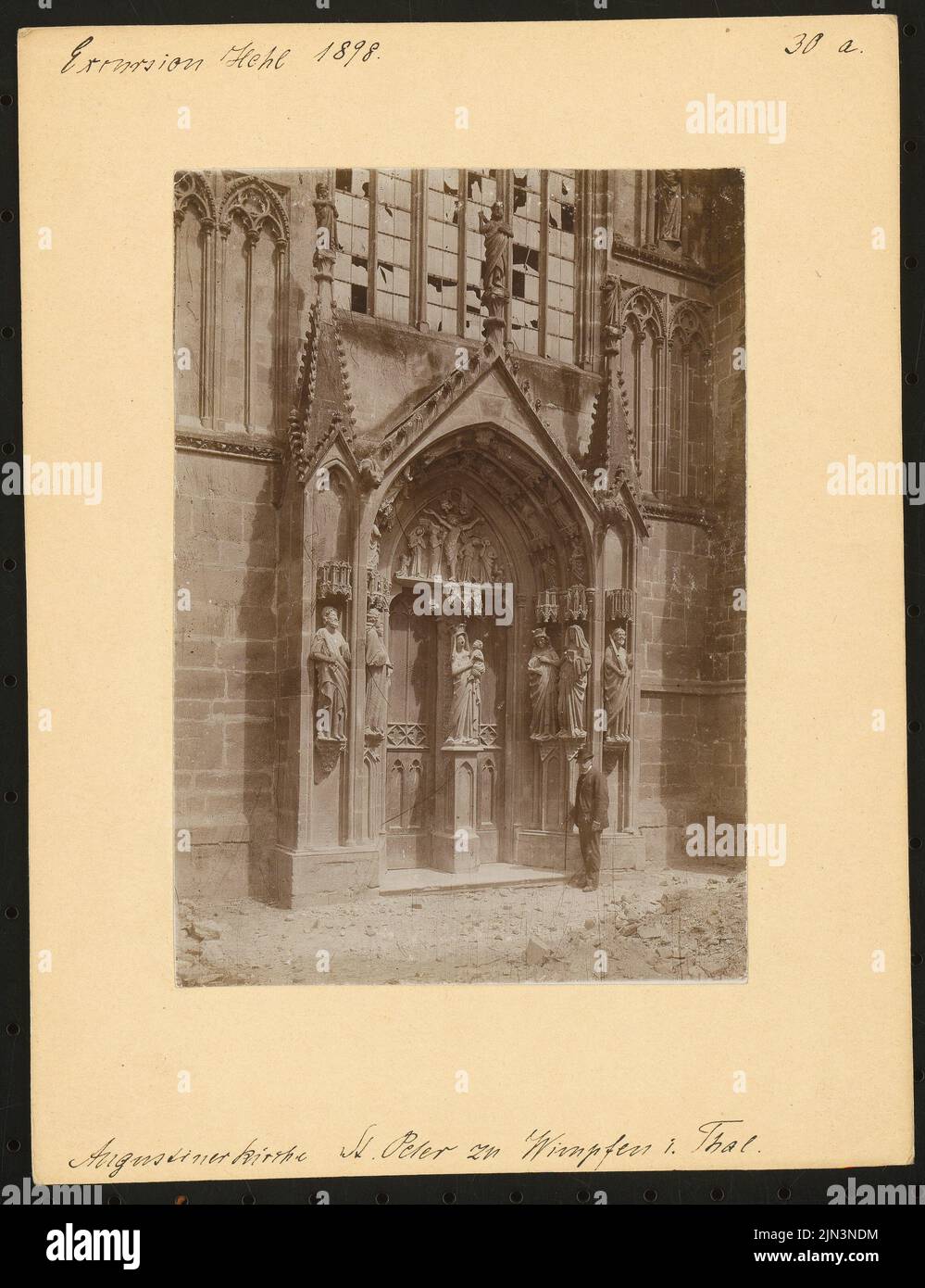Excursion Hehl 1898: Augustinian Church St. Peter zu Wimpfen im Thal ...