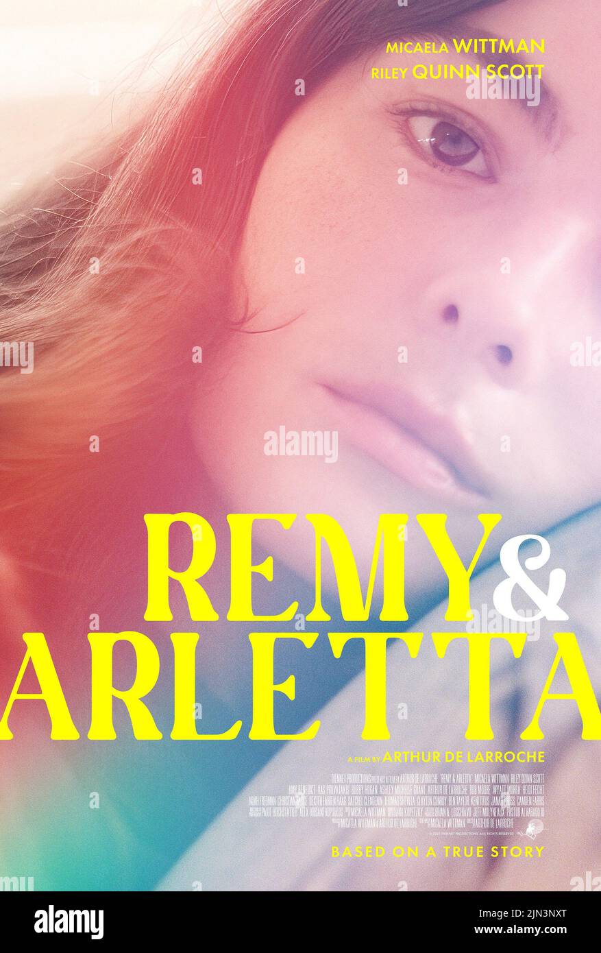 REMY & ARLETTA, (aka REMY AND ARLETTA), poster, Micaela Wittman, 2022. © Riverside Entertainment / Courtesy Everett Collection Stock Photo