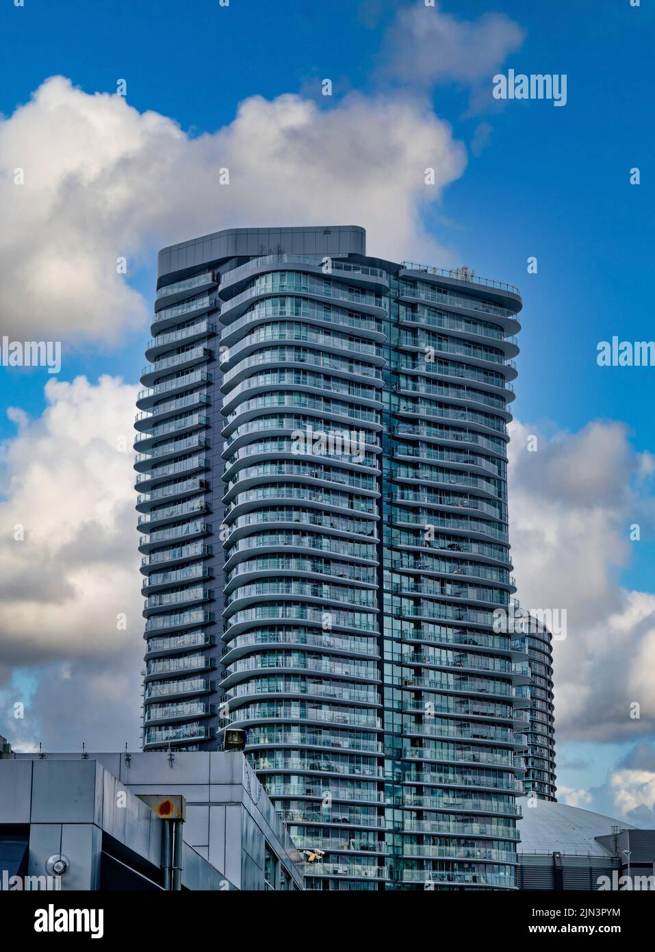Modern Office Tower in Vancouver Stock Photo