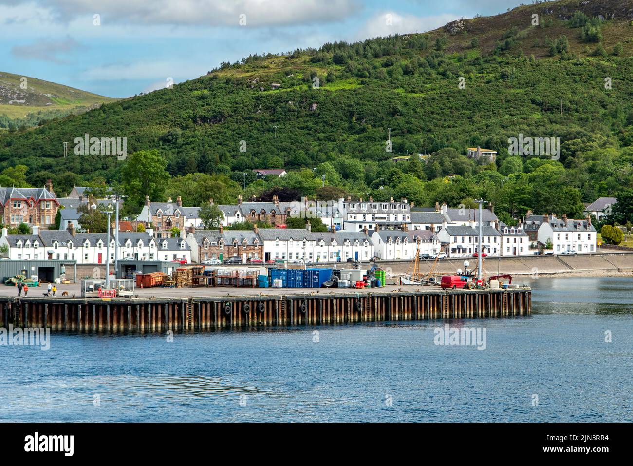 Waterfront of Ullapool, Highland, Scotland Stock Photo Alamy