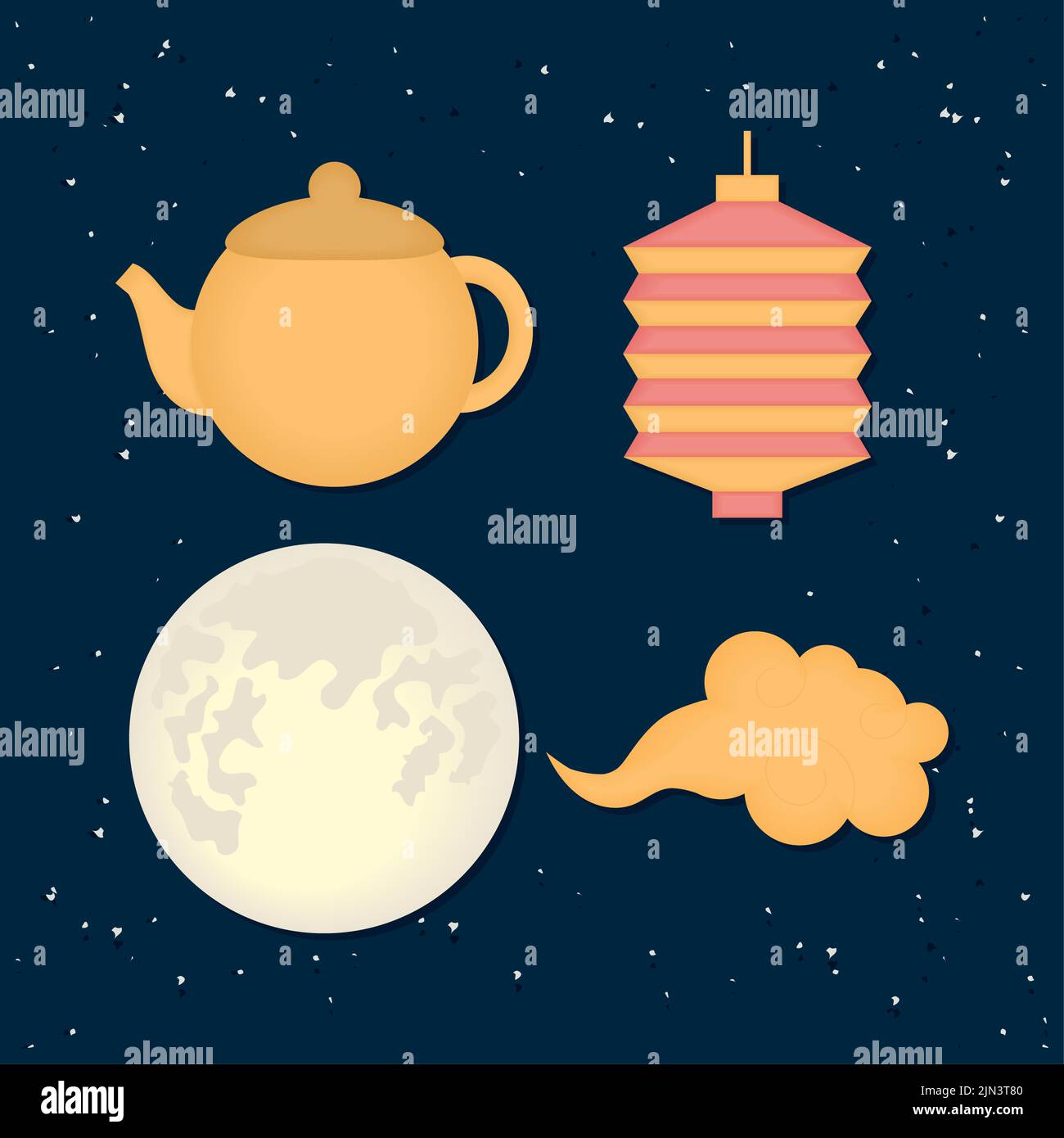 autumn festival items Stock Vector