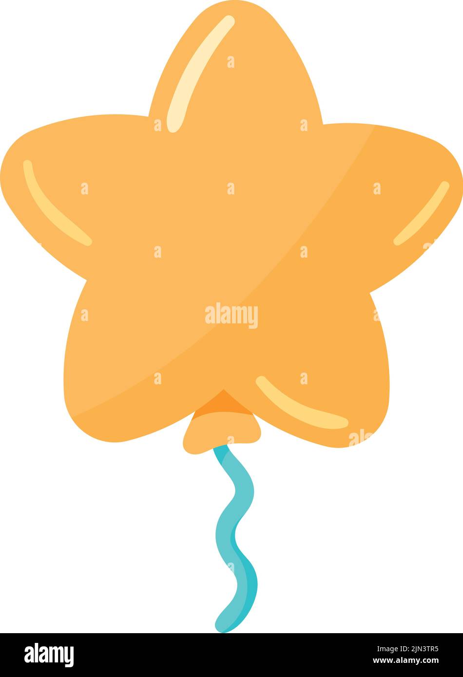 star balloon helium floating icon Stock Vector Image & Art - Alamy