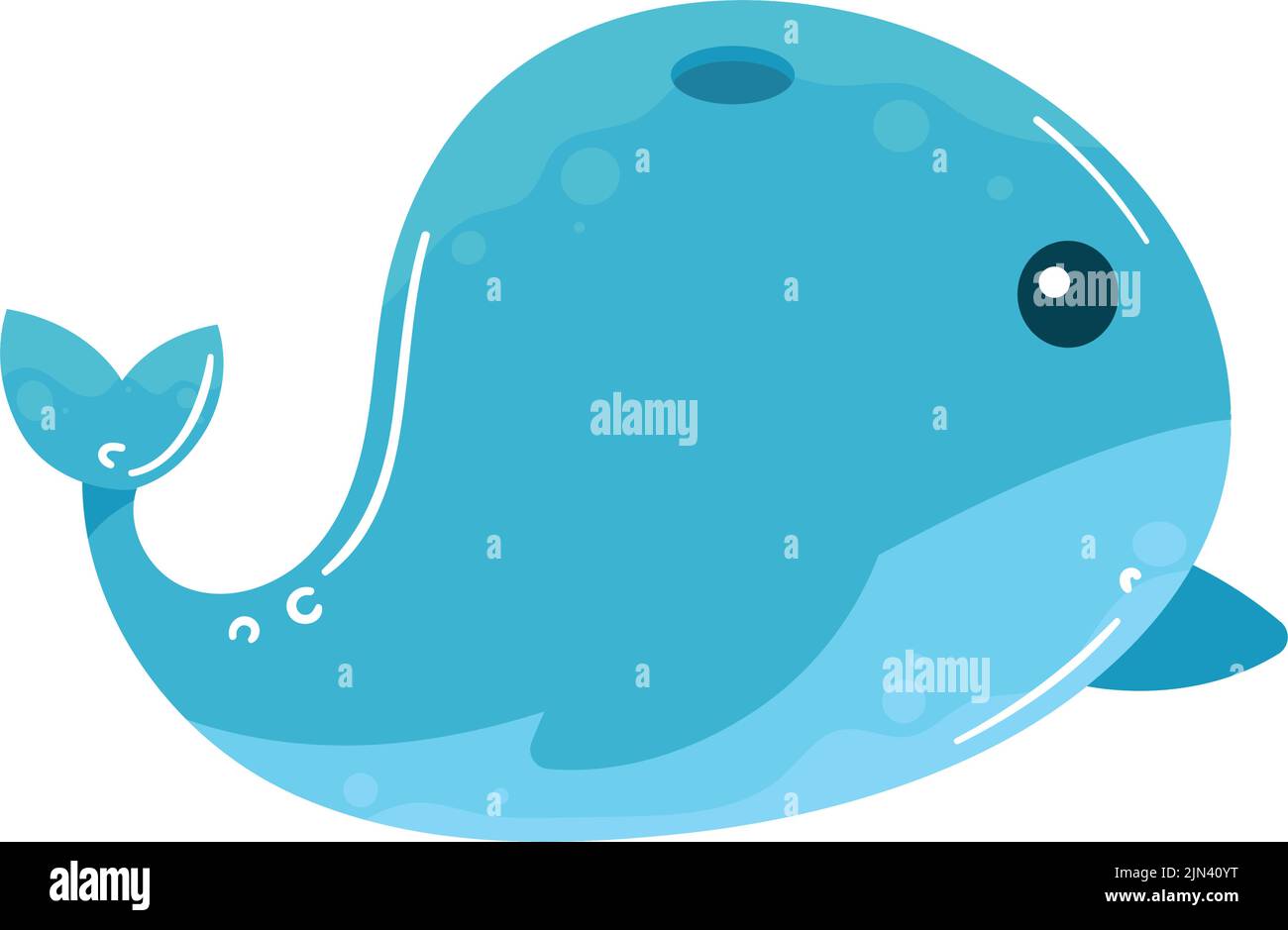 whale blue sealife animal icon Stock Vector Image & Art - Alamy