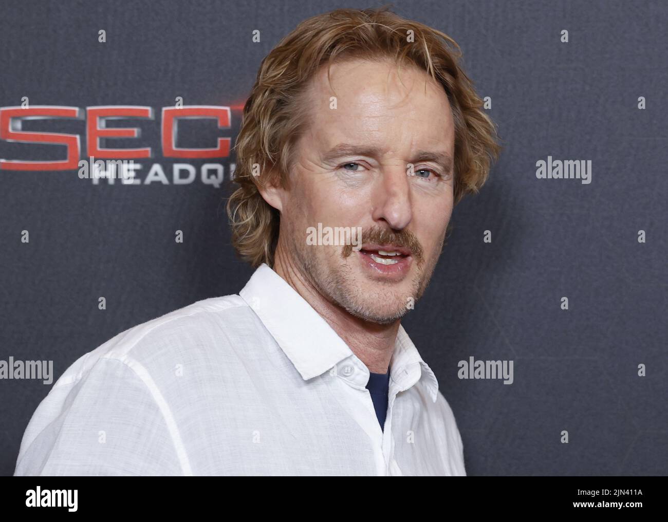 New York, United States. 08th Aug, 2022. Owen Wilson arrives on the red carpet for Paramount 's 'Secret Headquarters' New York Premiere at Signature Theater on Monday, August 8, 2022 in New York City. Photo by John Angelillo/UPI Credit: UPI/Alamy Live News Stock Photo