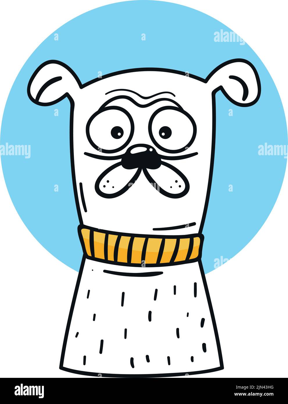little cute dog animal character Stock Vector Image & Art - Alamy
