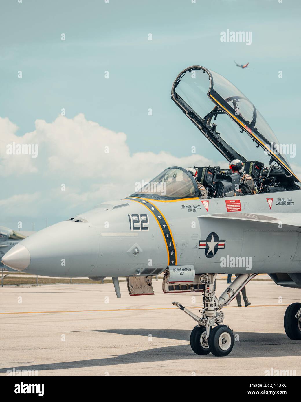Fighter jets with their respective pilots at fort lauderdale