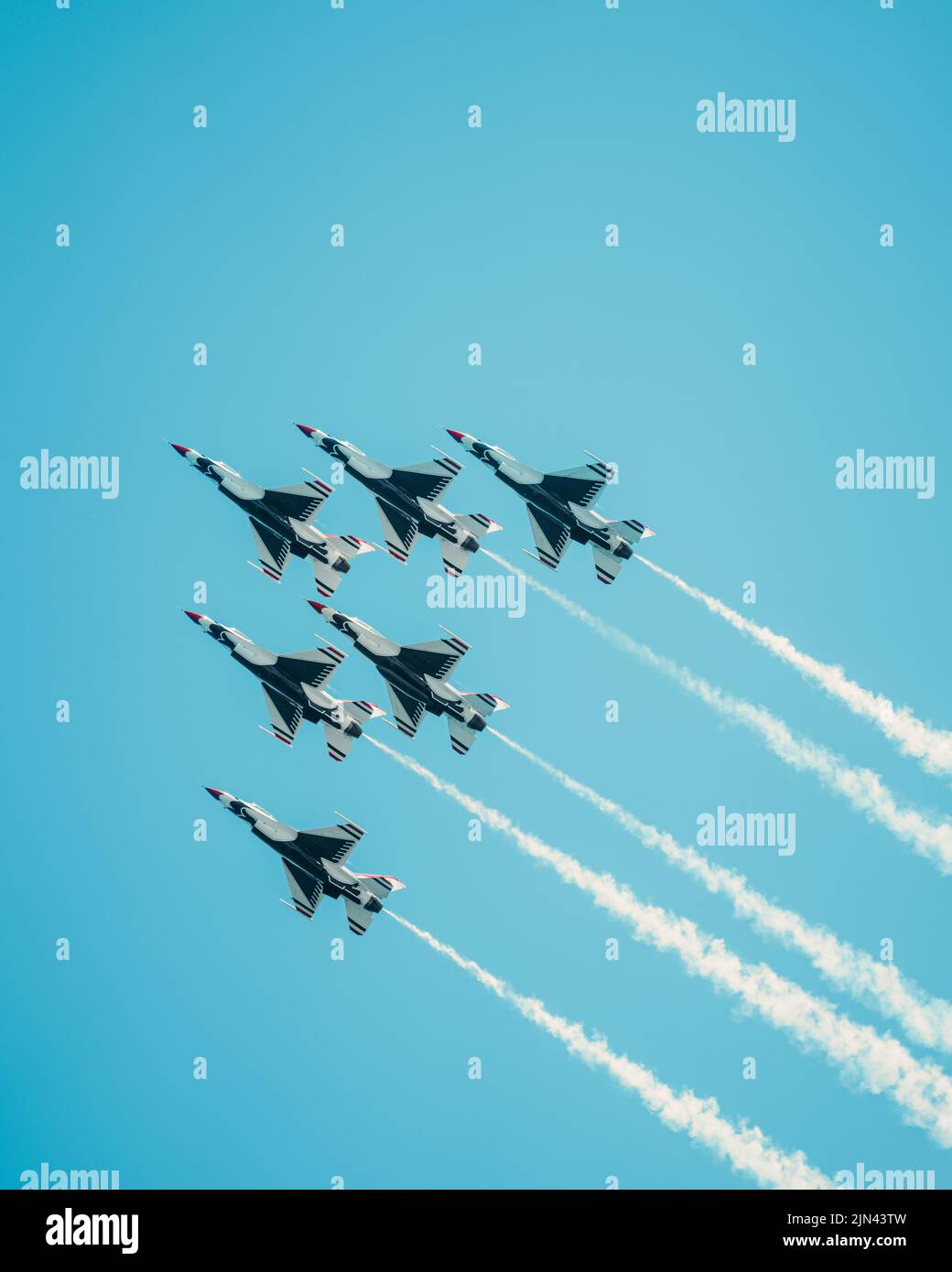 Fighter Jets Flying In Formation At The Fort Lauderdale Air Show In