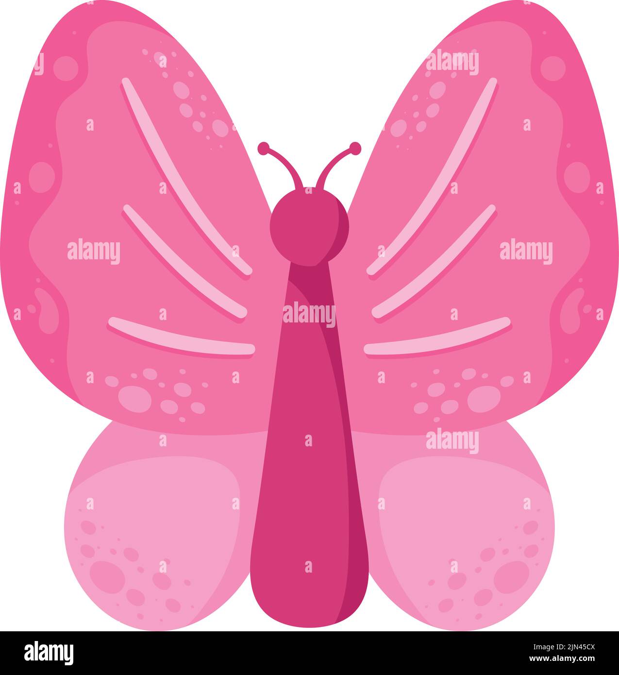 pink butterfly insect animal icon Stock Vector Image & Art - Alamy
