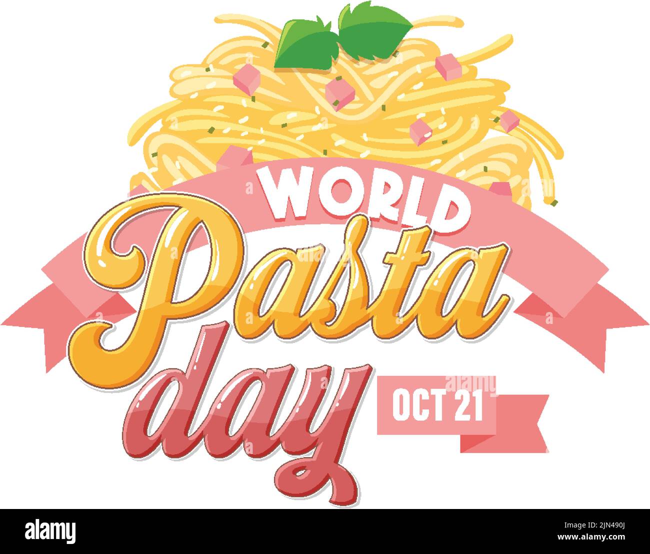 World Pasta Day Banner Design illustration Stock Vector Image & Art Alamy