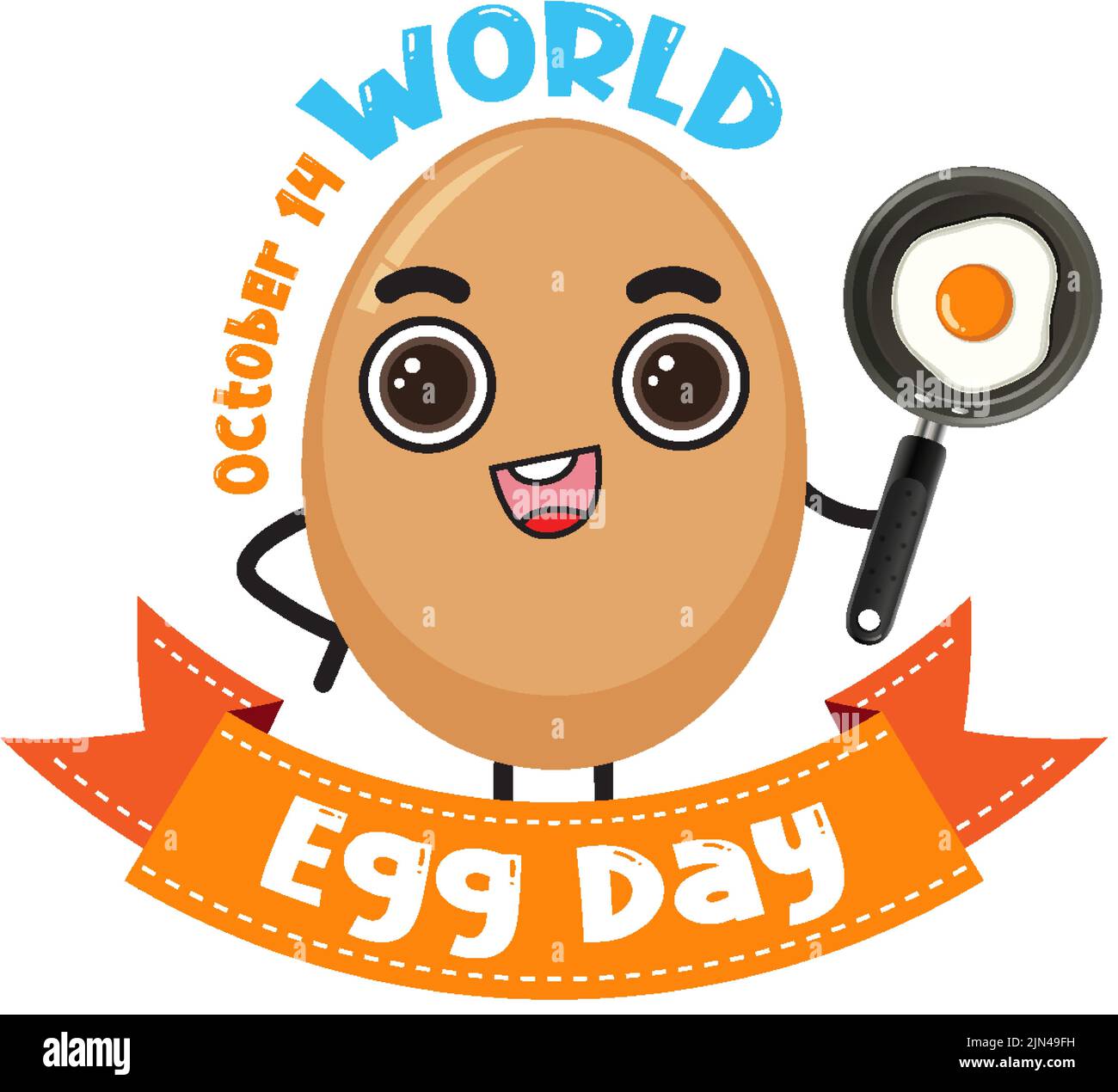 World Egg Day Poster illustration Stock Vector Image & Art Alamy