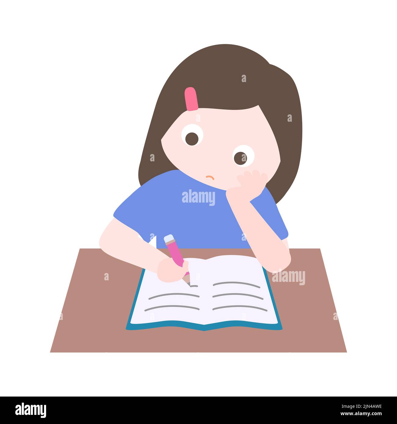 Laughing Student In The Preschool Classroom Stock Vector Images Alamy