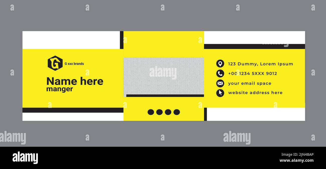 Set of 4 business card templates. Flat design vector illustration. Stationery design Stock Vector