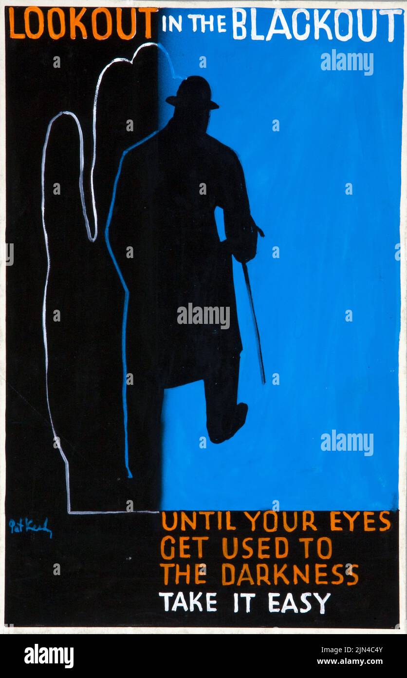 Wwii poster blackout hires stock photography and images Alamy