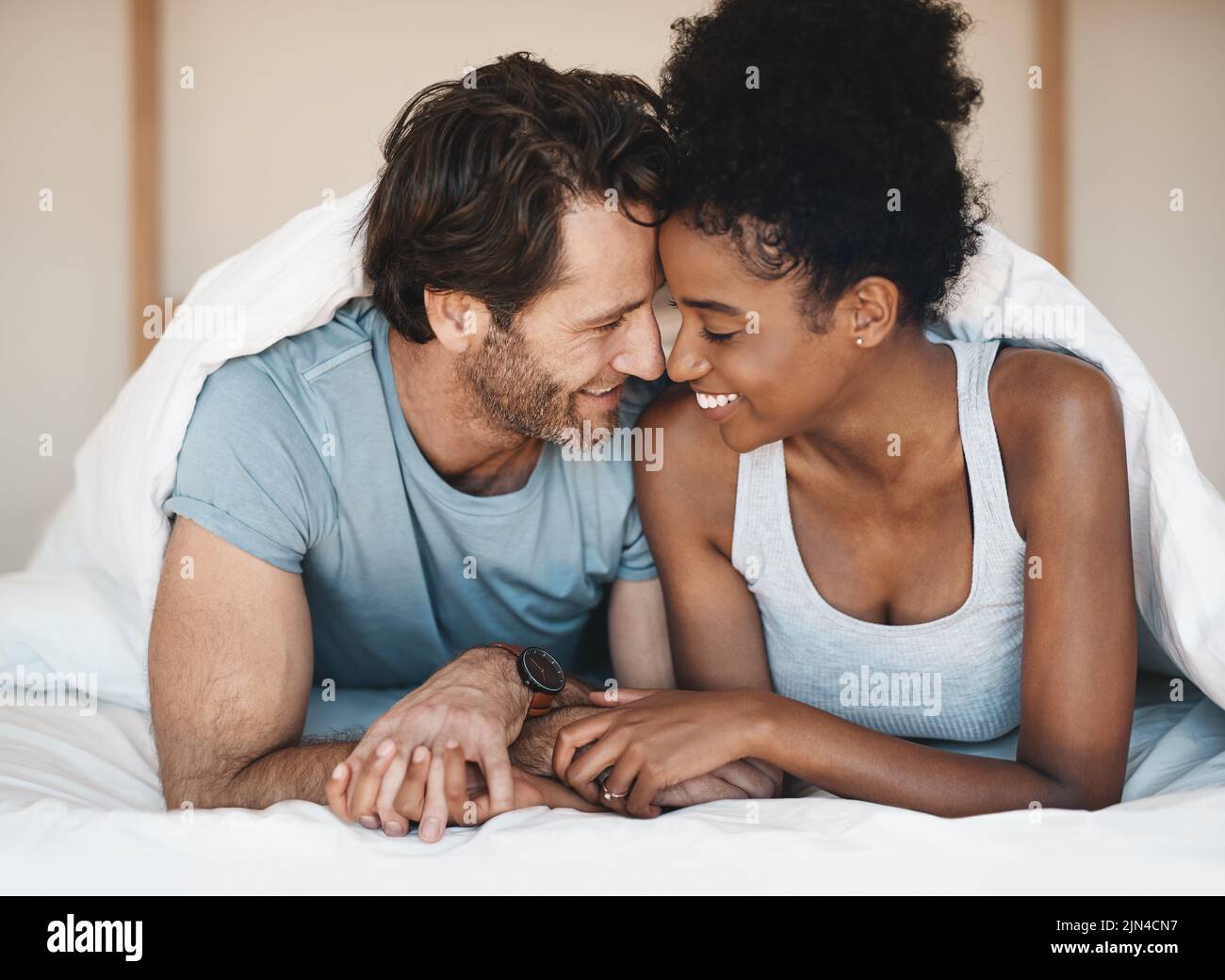 Were just perfect for each other. an affectionate young couple sharing