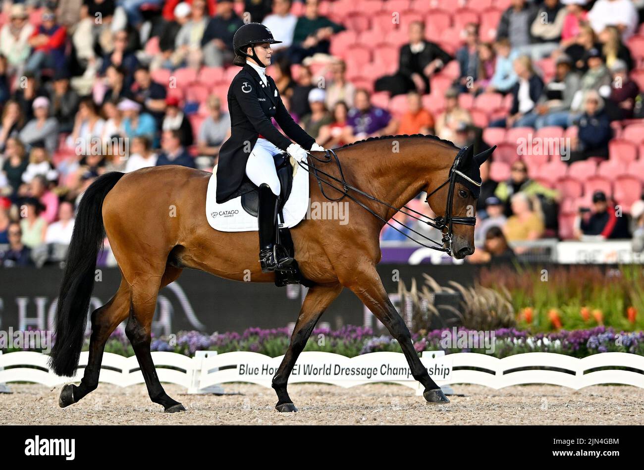 Herning, Denmark. 08th Aug, 2022. World Equestrian Games. Cathrine