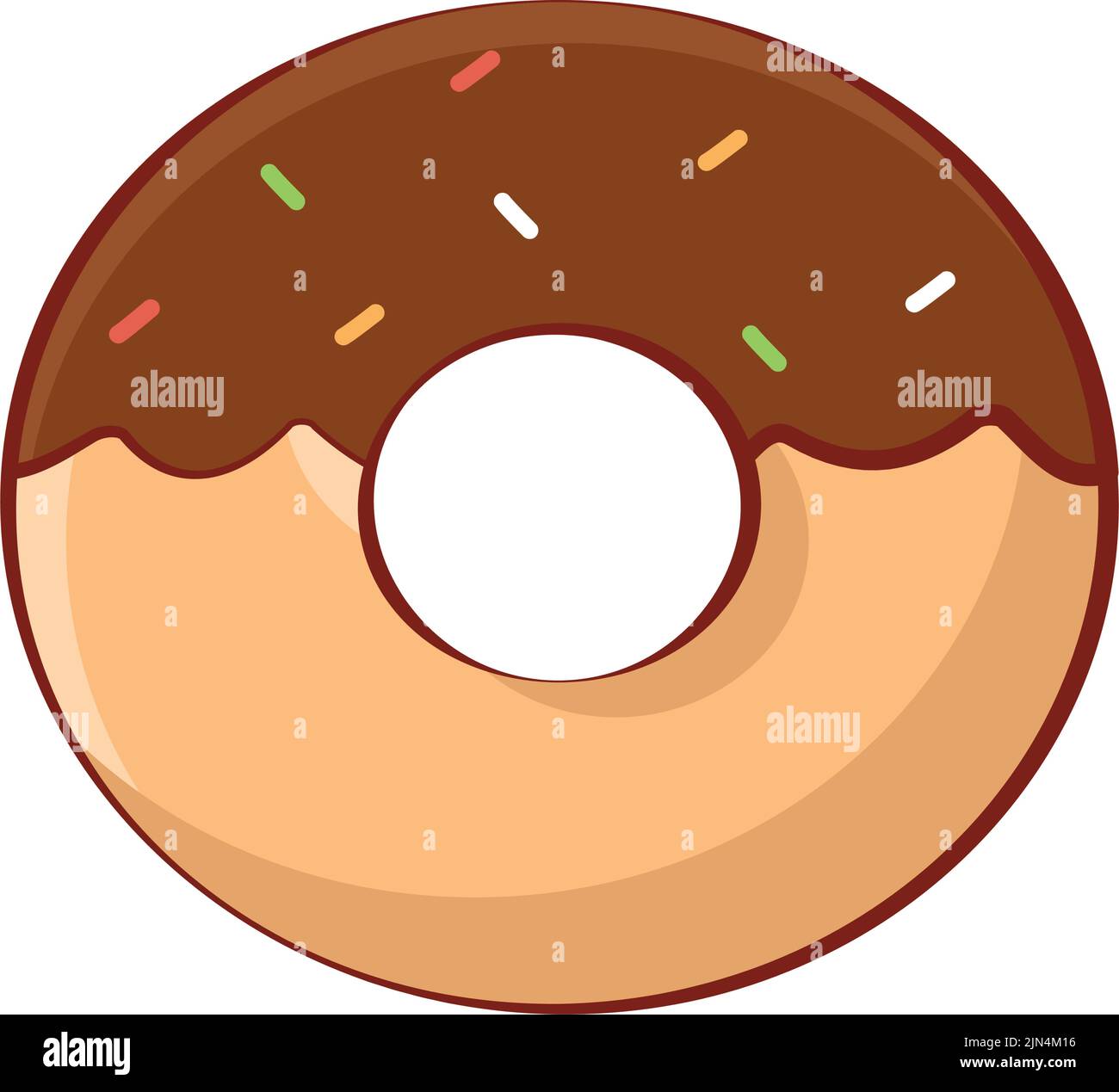 chocolate donut design Stock Vector Image & Art Alamy