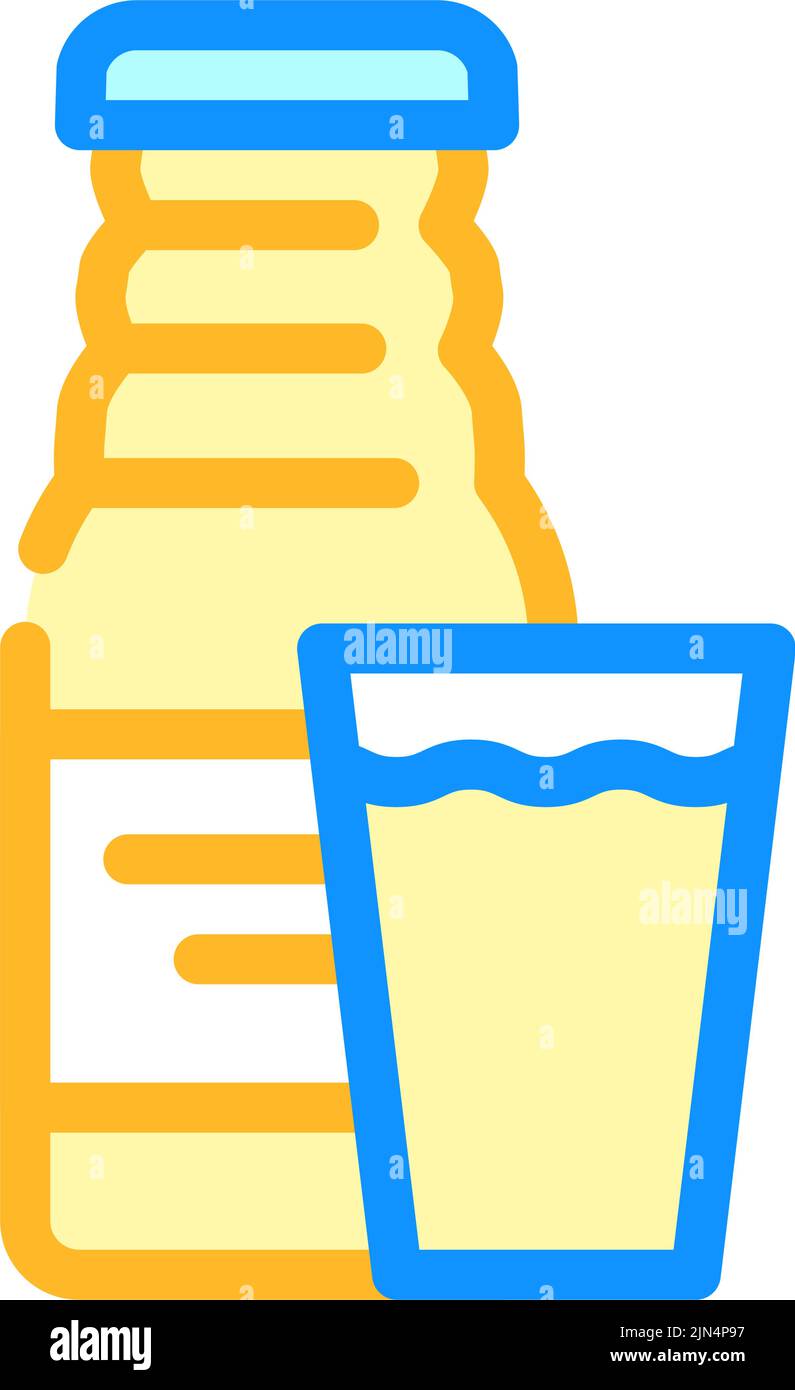 organic cabbage juice color icon vector illustration Stock Vector Image