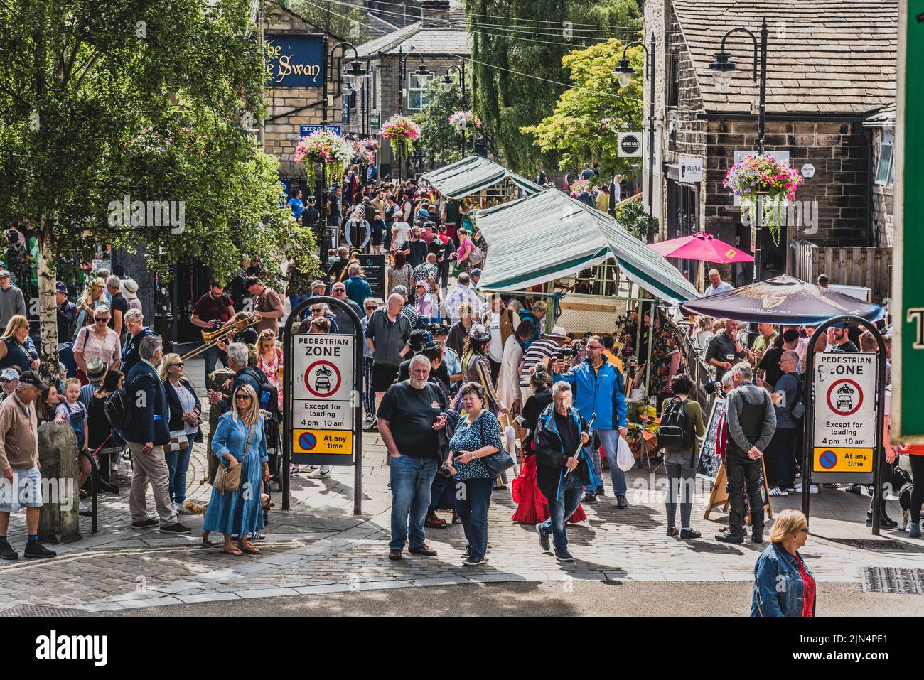 Hebden Bridge Steampunk Festival Stock Photo Alamy