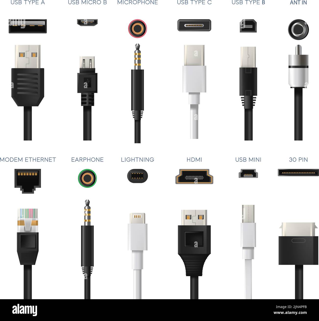 Electrical wire connectors Stock Vector Images Alamy
