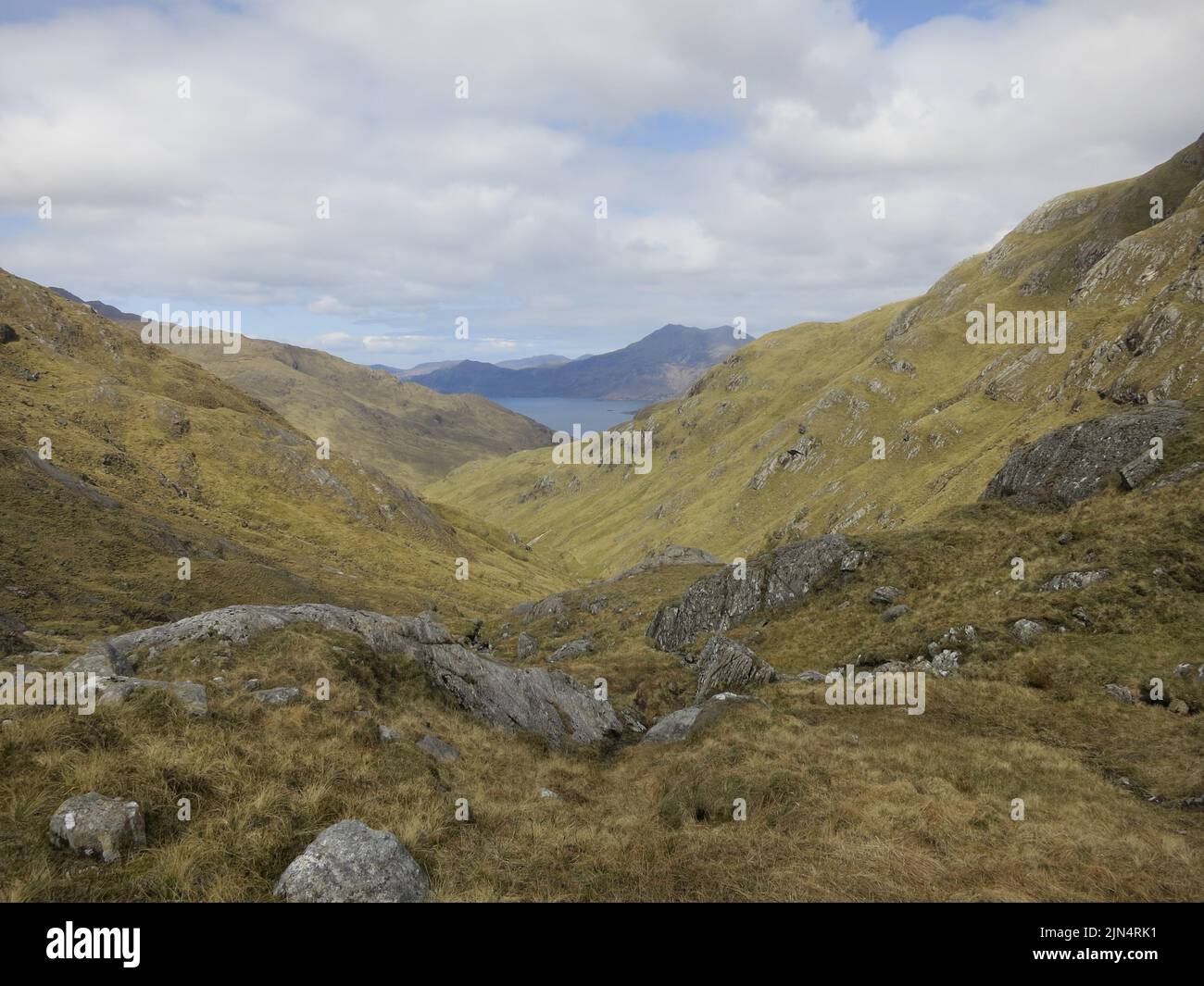 The Cape Wrath trail. Scottish Highlands. West coast of Scotland. UK Stock Photo Alamy