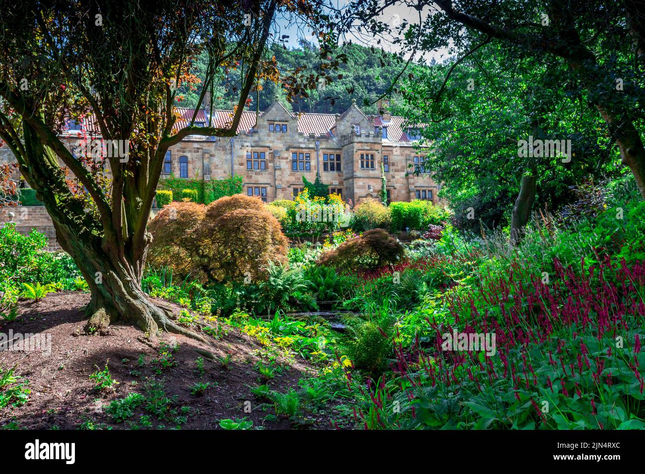 Mount Grace Manor house gardens Stock Photo Alamy