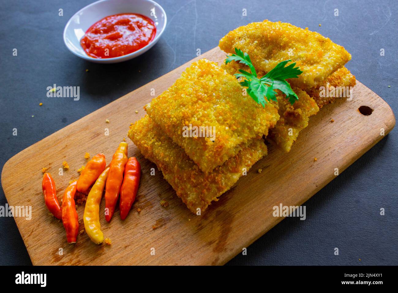 Fried Risoles or Risol Mayo are Indonesian snacks. Like Coxinha de ...