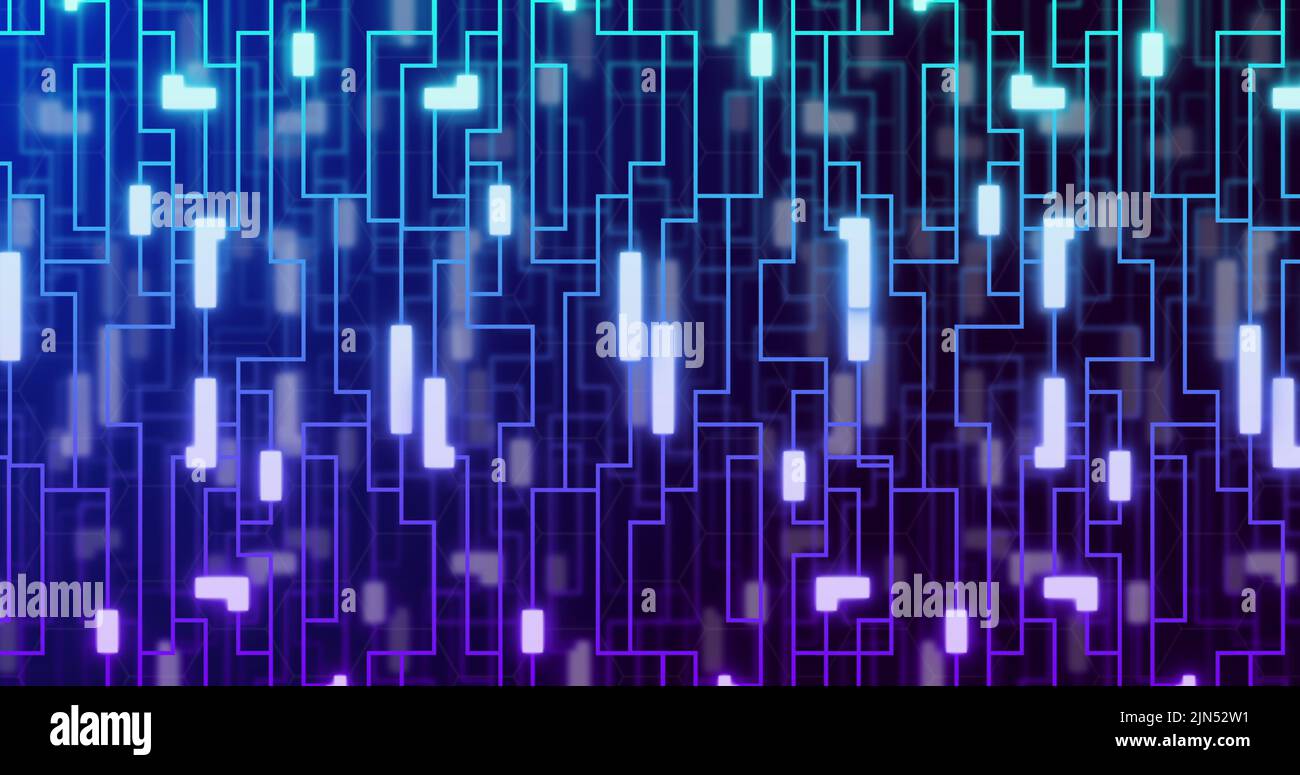 Image neon integrated circuit hi-res stock photography and images - Alamy