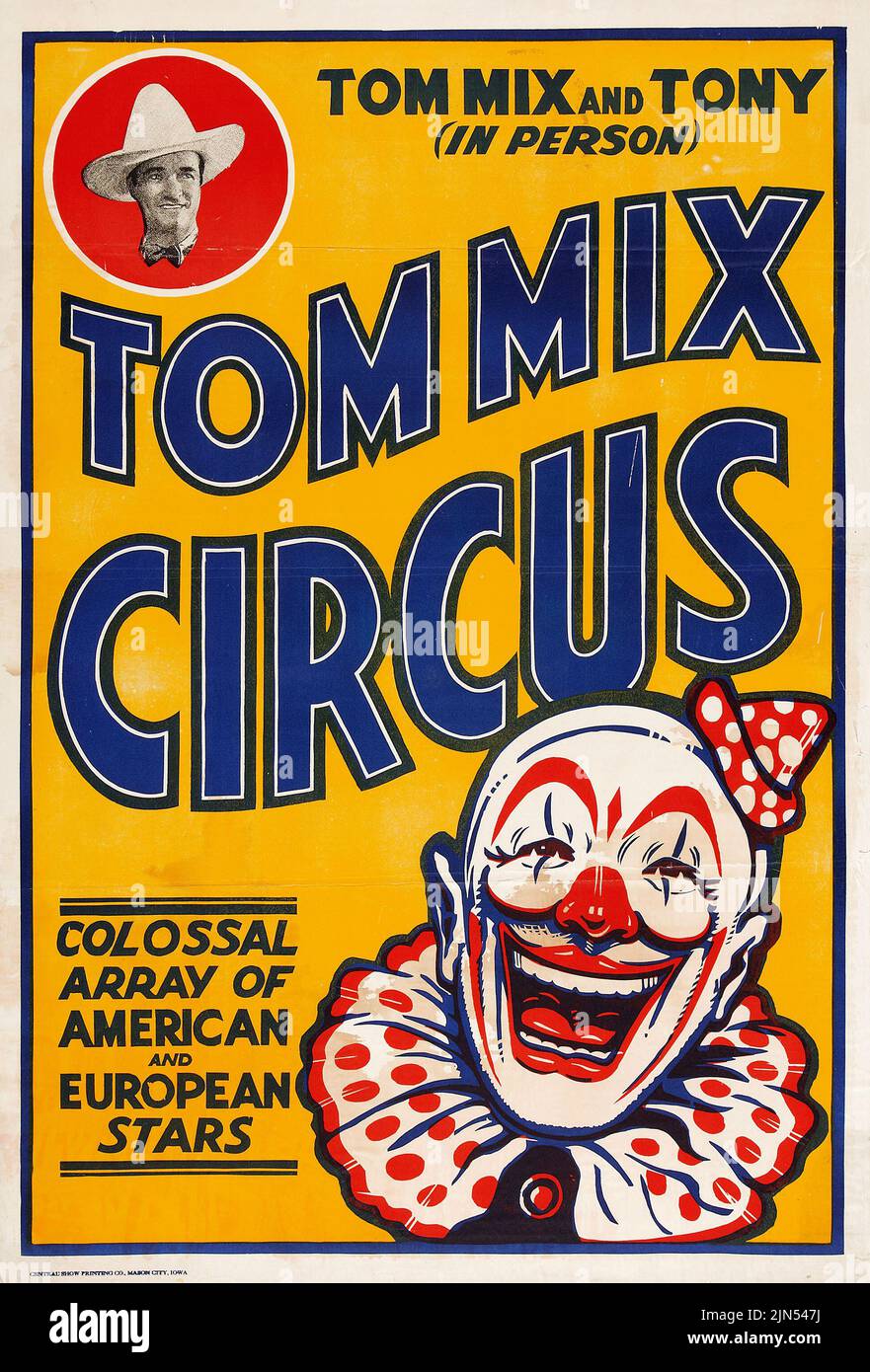 Tom Mix Circus Poster (Tom Mix Circus, 1937) Stock Photo