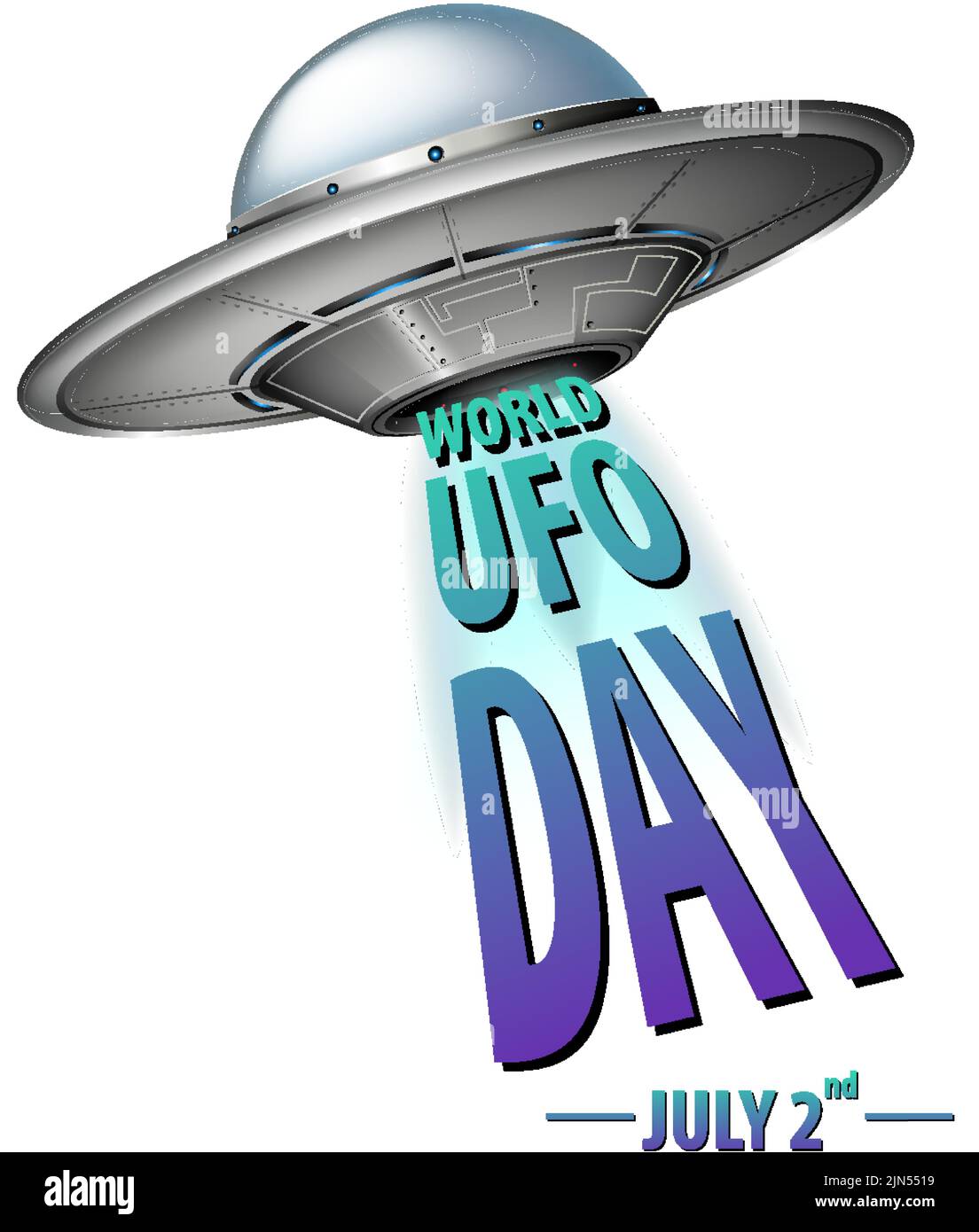 World UFO Day Poster Design illustration Stock Vector Image & Art Alamy