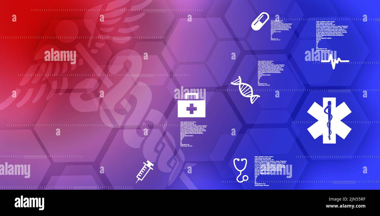 2d illustration caduceus medical symbol Stock Photo Alamy