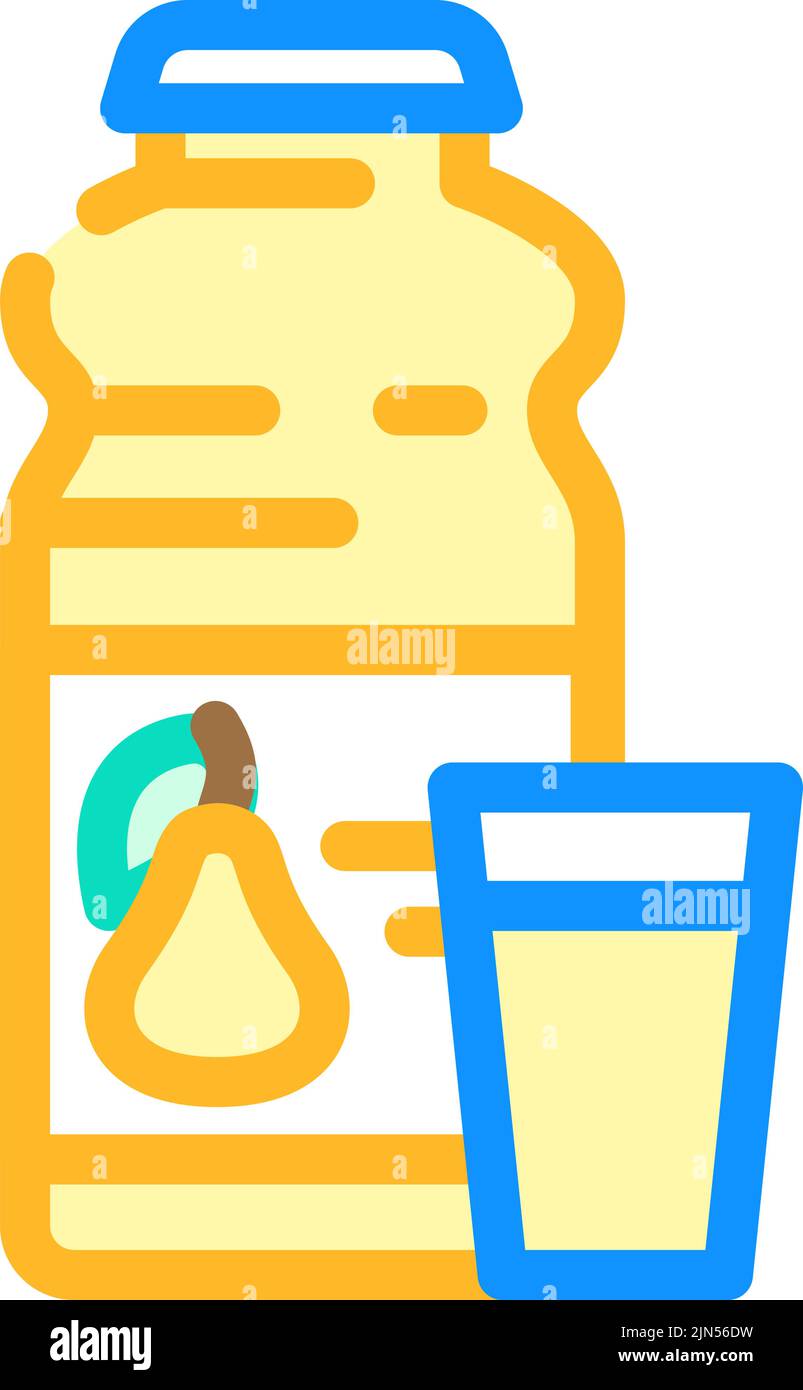 pear nectar color icon vector illustration Stock Vector Image & Art - Alamy