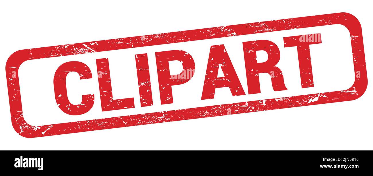 CLIPART text written on red rectangle stamp sign Stock Photo - Alamy